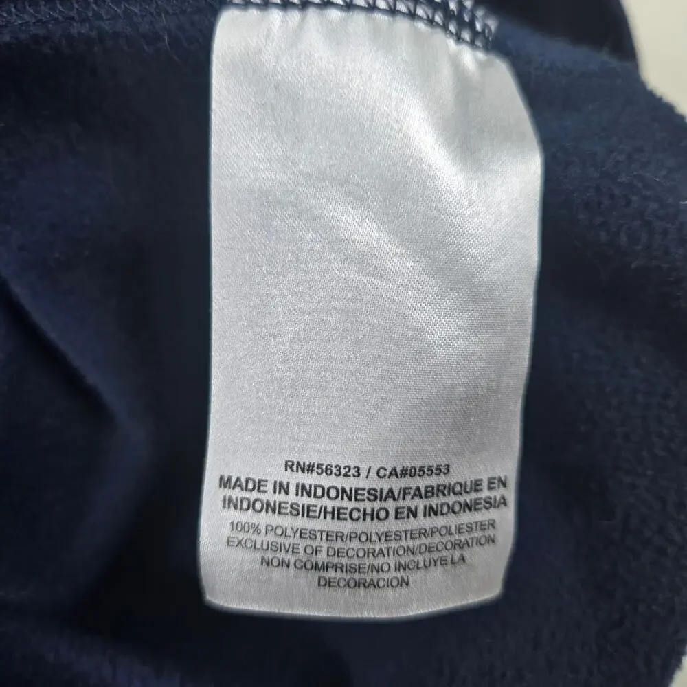 Nike Air Jordan Michigan Wolverines Blue Pullover‎ Hoodie Men's Size Large